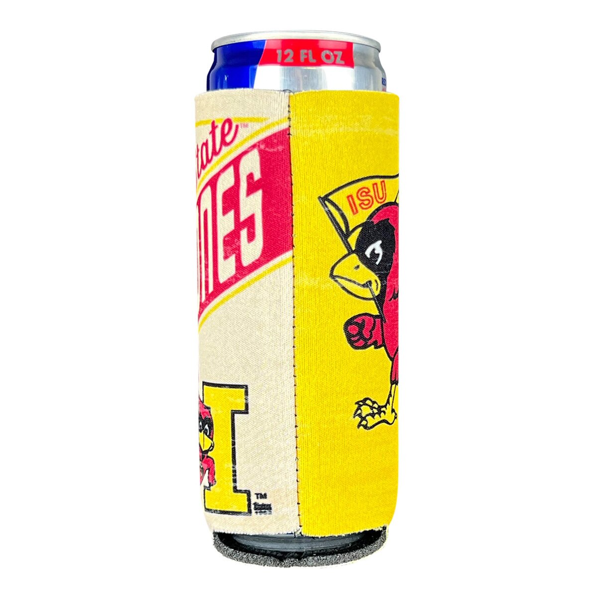 WinCraft Vintage Cy Double-Sided 12-oz Slim Can Cooler